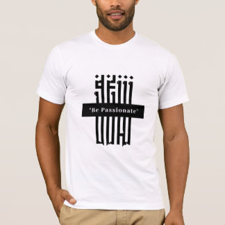 Camiseta Tri-Blend Branca Minimalista Tipografia