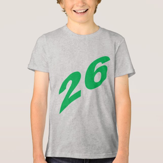 Camiseta Tri-blend cinza 26 (Frente)