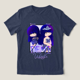 Camiseta Tri-Blend Com Princesa/Rainha Demi