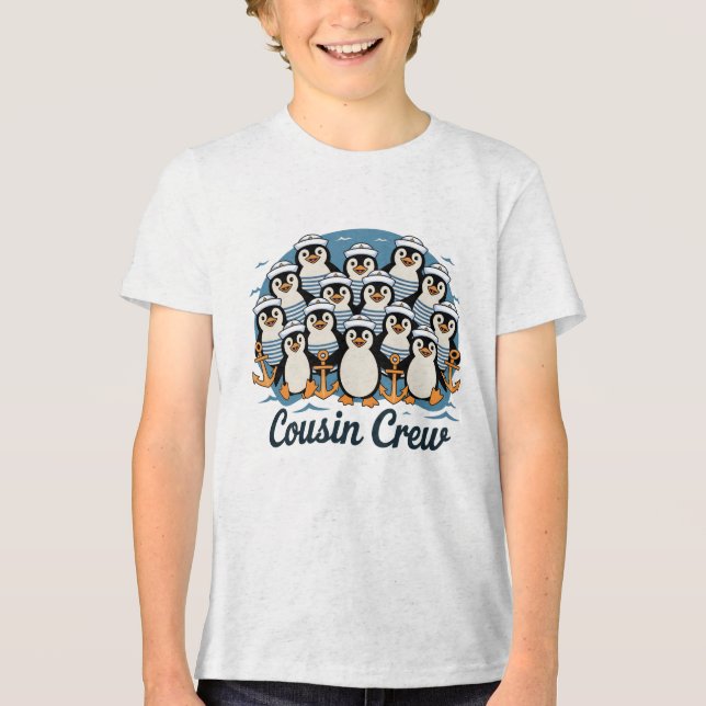 Camiseta Tri-Blend Cousin Crew (Frente)