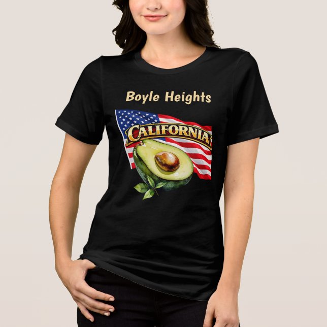 Camiseta Tri-Blend Dark Bella+Canvas Feminina da C (Frente)
