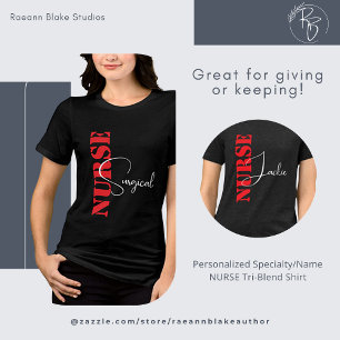Camiseta Tri-Blend de Enfermeira Especializada/ No