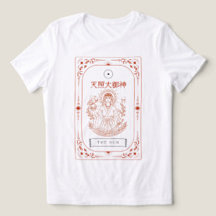 Camiseta Tri-Blend Deusa Amaterasu Tarot O Sol