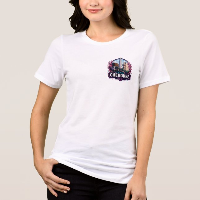 Camiseta Tri-Blend District Feminina (Frente)