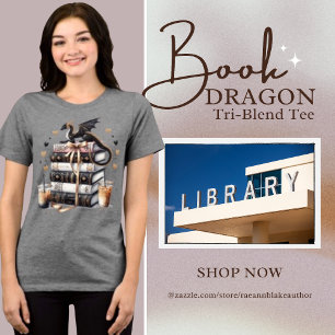Camiseta Tri-Blend do Dragão do Livro Definitivo