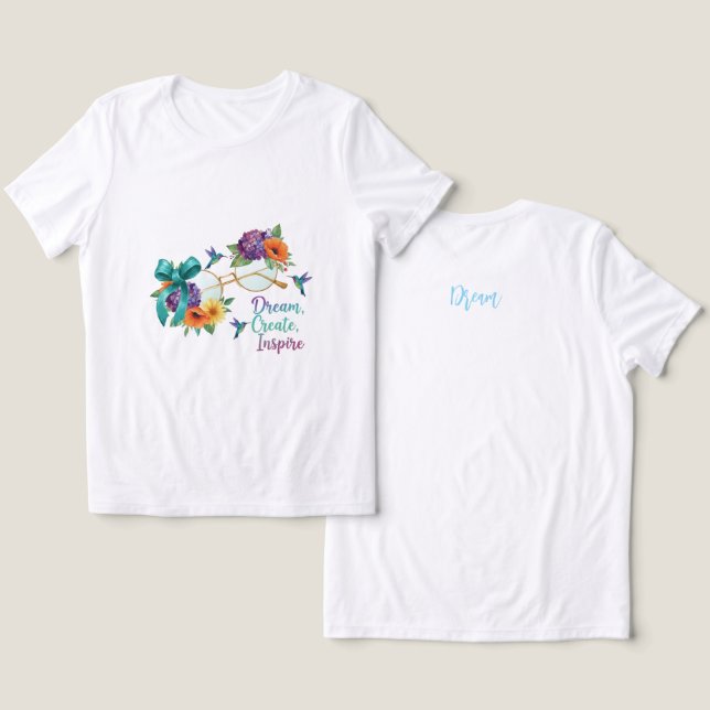 Camiseta Tri-Blend Feminina Bella (Design Frente e Verso)