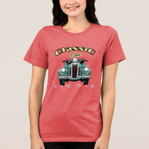 Camiseta Tri-blend Feminina Bella+Canvas, Branca,