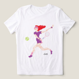 Camiseta Tri-blend Feminina Bella+Canvas de Ténis