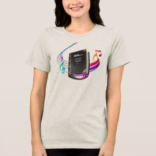 Camiseta Tri-blend Feminina – Camisa de Amante de