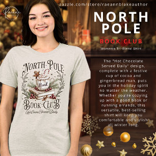 Camiseta Tri-blend Feminina do Clube do Livro do P