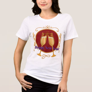 Camiseta Tri-Blend Feminina - Feliz Ano Novo