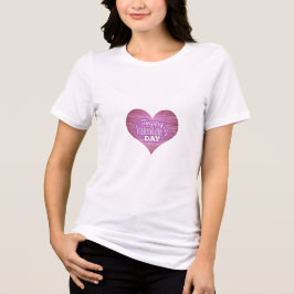Camiseta Tri-Blend Feminina para o Dia dos Namorad
