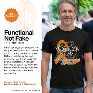 Camiseta Tri-Blend Funcional Não Falsa Conscientiz
