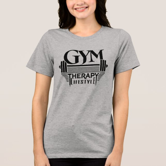 Camiseta Tri-Blend GYM Therapy Lifestyle (Frente)