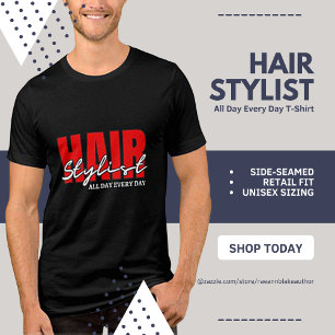 Camiseta Tri-Blend Hair Stylist Todo Dia Todos os 