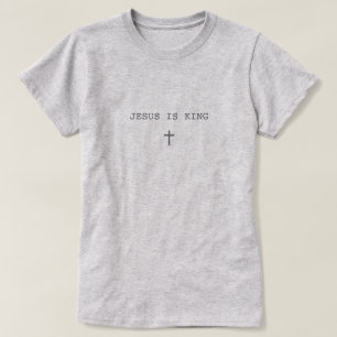 Camiseta Tri-Blend Jesus é Rei Cristão