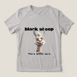 Camiseta Tri-Blend Llama Ovelha Negra