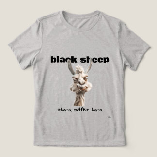 Camiseta Tri-Blend Llama Ovelha Negra
