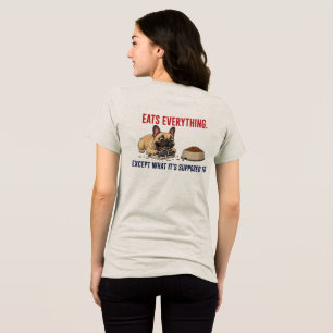 Camiseta Tri-Blend Mãe do Cão Caótico e Engraçado
