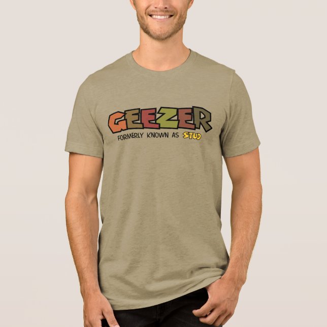 Camiseta Tri-Blend Masculina Geezer (Frente)
