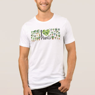 Camiseta Tri Blend Masculina I Heart Plants