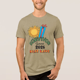 Camiseta Tri-Blend Masculina Onda de Calor Verão 2