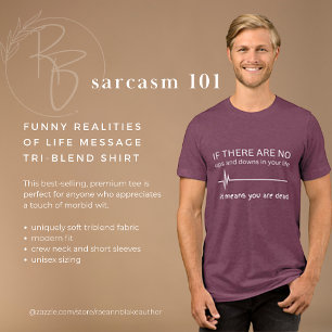 Camiseta Tri-Blend Mensagem das Realidades Diverti