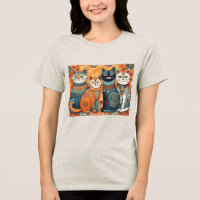 Camiseta Tri-Blend para gatos calmantes