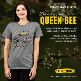 Camiseta Tri-Blend Queen Bee Ladies'
