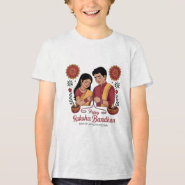 Camiseta Tri-blend Raksha Bandhan para Jovens