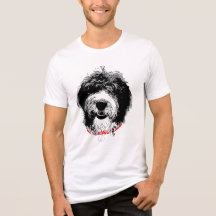 Camiseta Tri-Blend Sheepadoodle, Inicial Personali