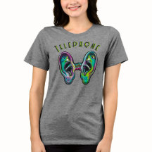 Camiseta Tri-Blend Telefone