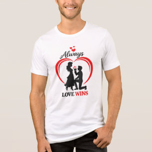 Camiseta Tri Blend Unisex Sempre o Amor Vence
