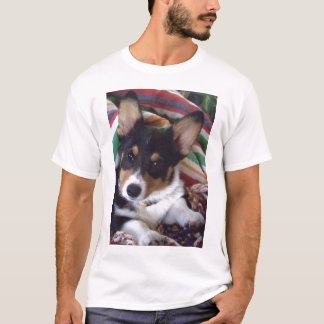 Camiseta Tri Corgi colorido de Galês