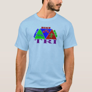 Camiseta TRI design da PIRÂMIDE do funcionamento da