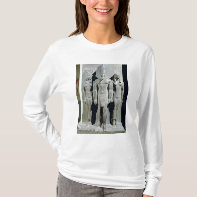 Camiseta Tríade de Menkaure com a deusa Hathor (Frente)