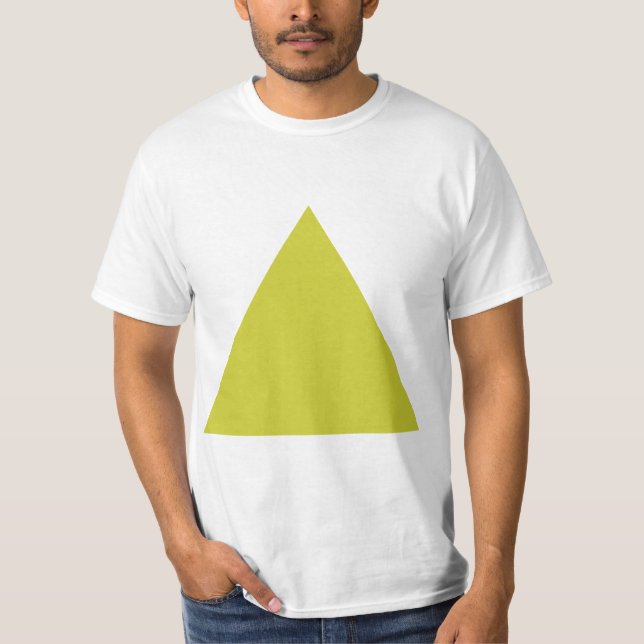 Camiseta Triângulo - Amarelo de Banana (Frente)