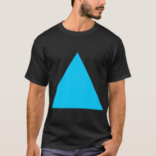 Camiseta Triângulo - Azul-Céu