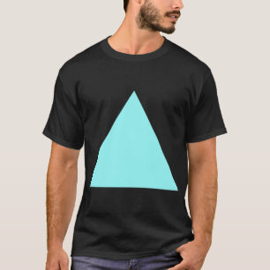 Camiseta Triângulo - Azul-Gelo