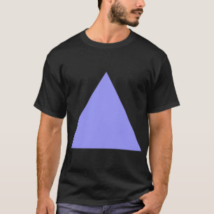 Camiseta Triângulo - Azul Pastel