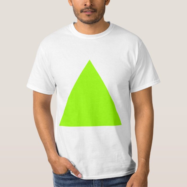 Camiseta Triângulo - Chartreuse (Frente)