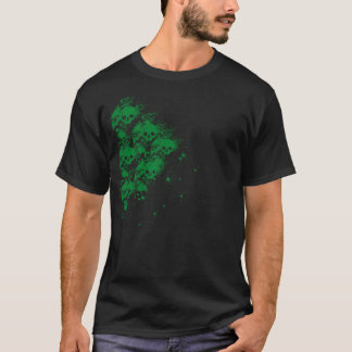 Camiseta Triângulo da asa do crânio