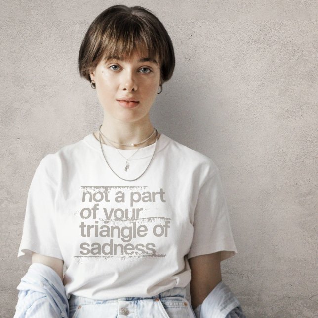 Camiseta Triângulo da Tristeza da Camisa-T (Criador carregado)