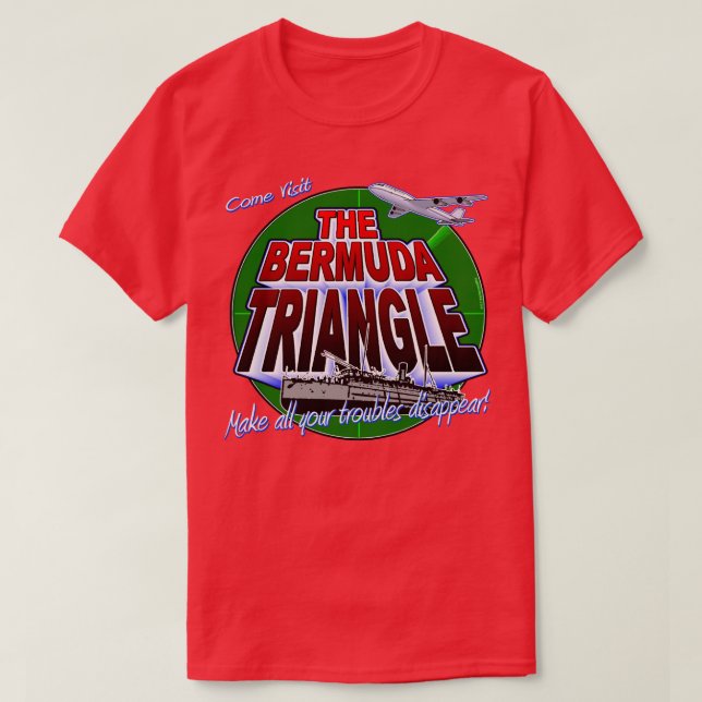 Camiseta Triângulo das Bermudas (Frente do Design)