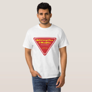 Camiseta Triângulo do vermelho das motocicletas & dos
