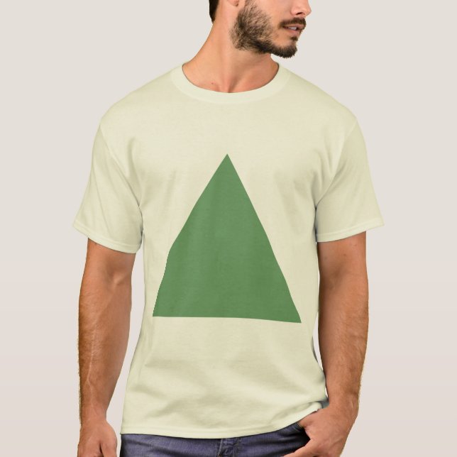 Camiseta Triângulo - Exército Verde (Frente)