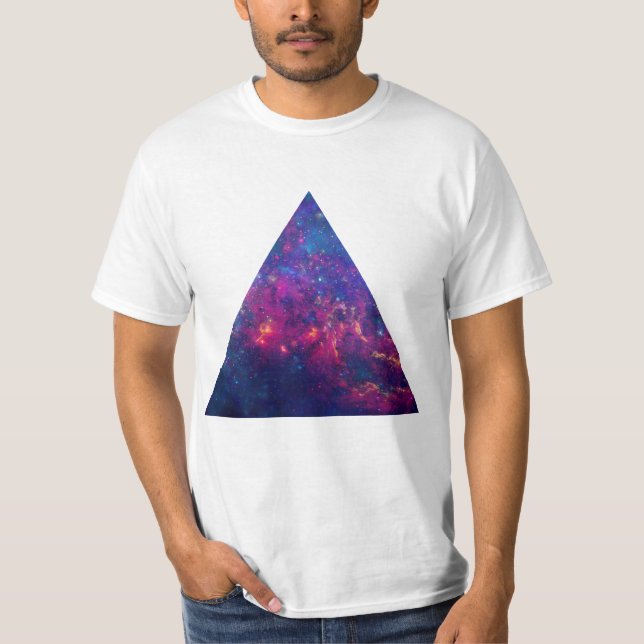 Camiseta Triângulo Galáxico (Leve) (Frente)