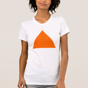 Camiseta Triângulo - Laranja