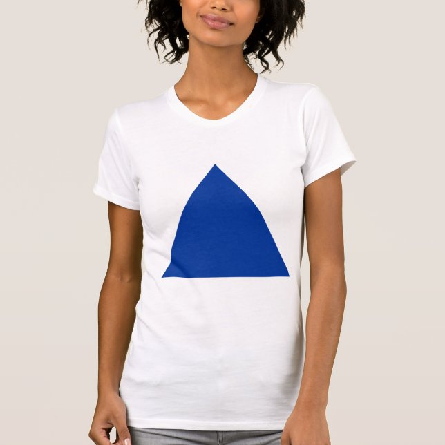 Camiseta Triângulo - Marinho azul (Frente)