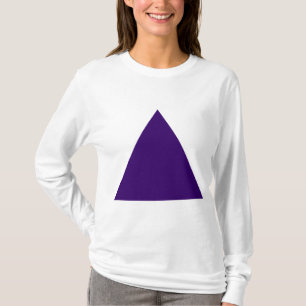 Camiseta Triângulo - Profundo roxo